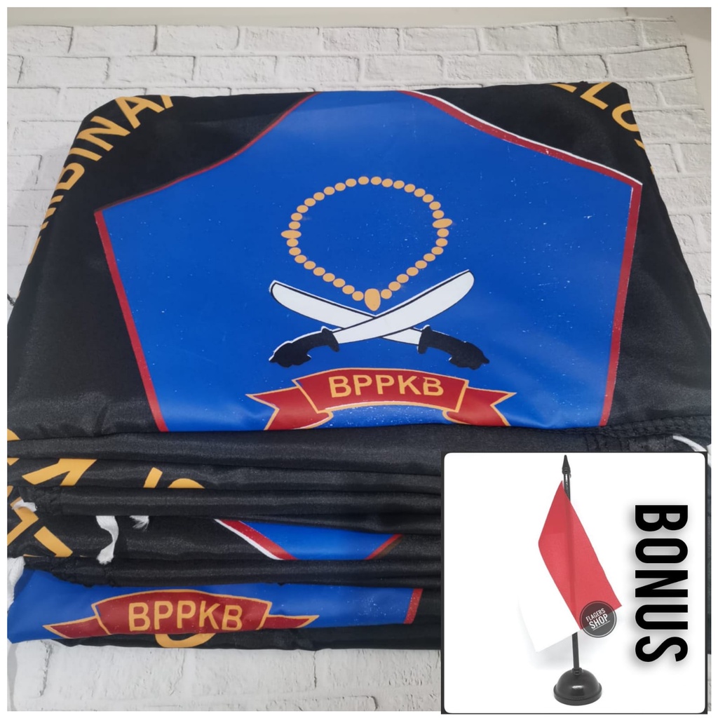 

[ISI 100 PCS] Bendera Ormas BPPKB Banten 60x90 cm