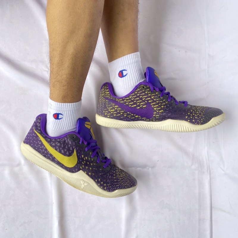 Kobe mamba Instinct Purple sepatu basket second