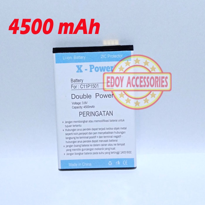 Batre Asus Zenfone Laser ZE550KL Z00LD Z00LDD Double Power C11P1501 Batu Baterai Battery Tanam