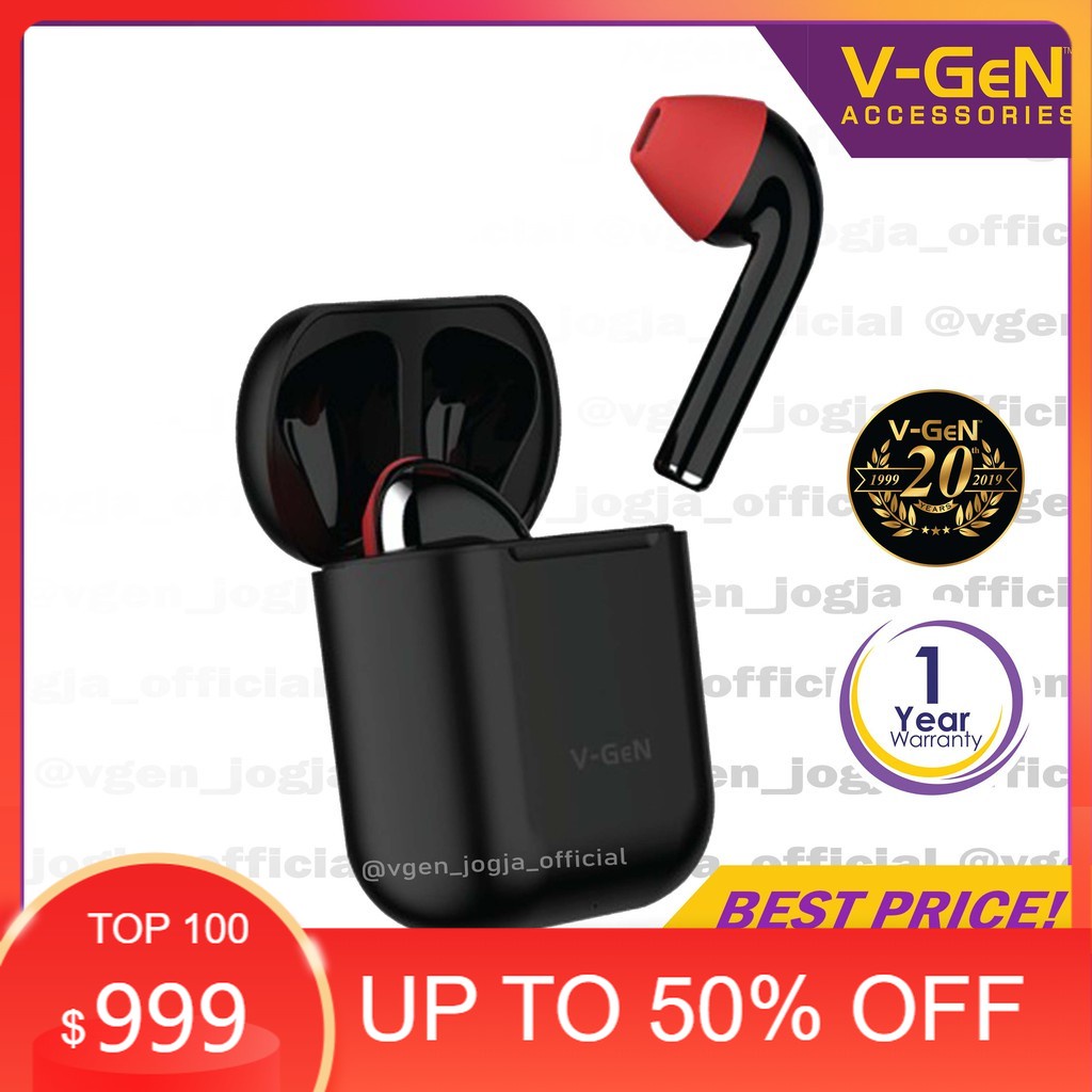 Earphone V-GeN TWS VH-S01 Wireless Bluetooth Headset Handsfree VGEN