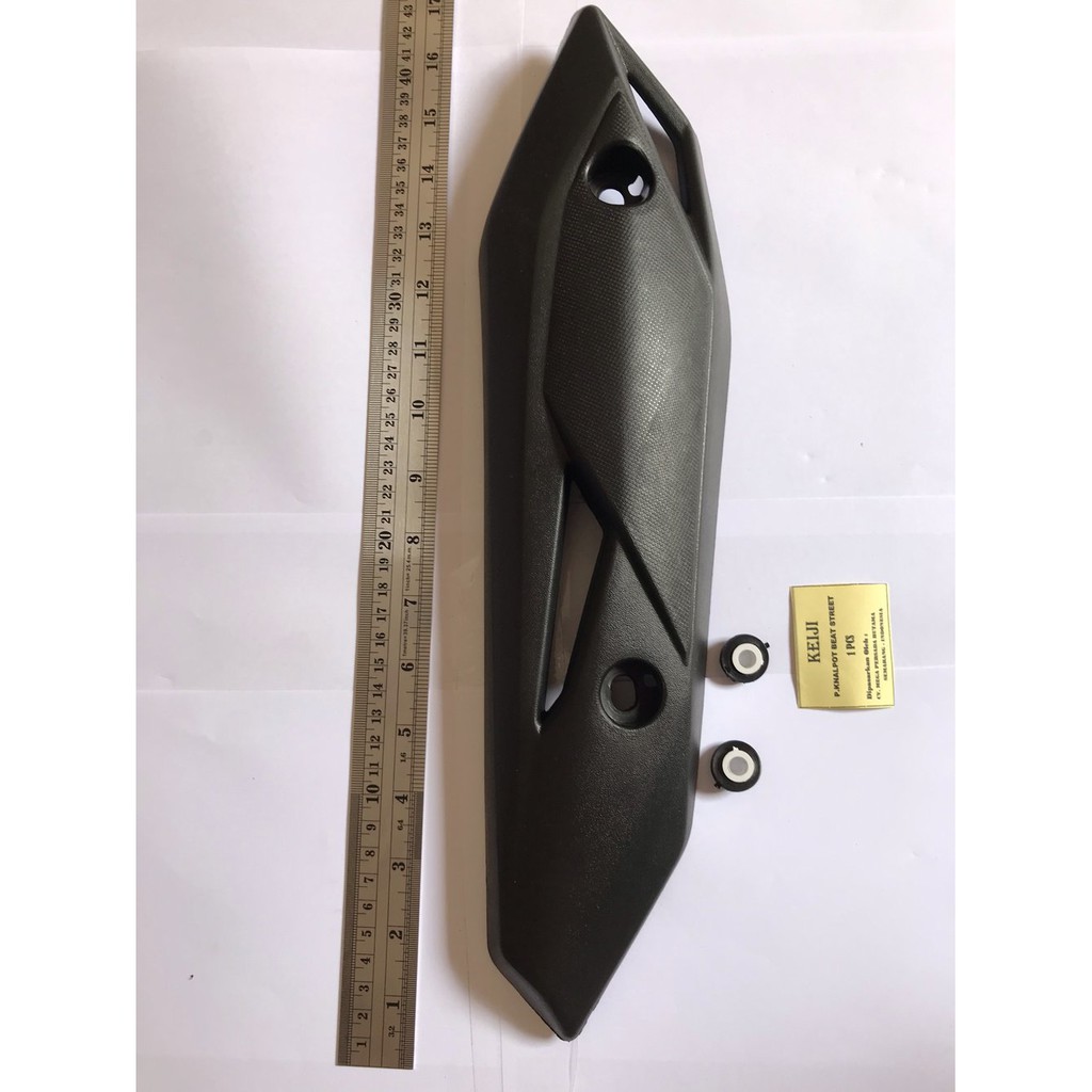 Pelindung knalpot Hitam Honda Beat Street Sparepart Motor Grosir Sparepart Motor Premium OFEPART