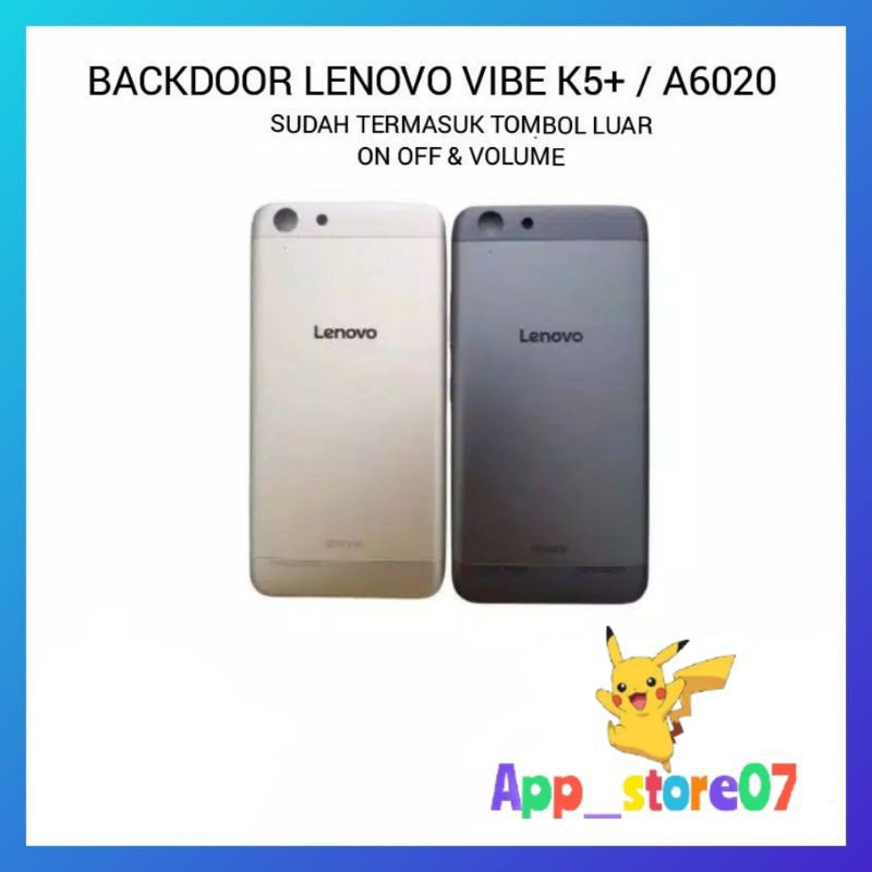 BACKDOOR BACKCOVER TUTUP BELAKANG LENOVO A6020 VIBE K5+ ORIGINAL - CASING KESING A6020..