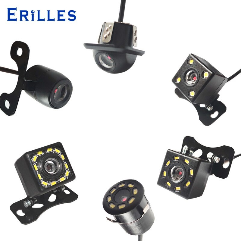 Kamera Belakang Mobil Car Rear Camera Infrared 8 Light Waterproof   -- Erilles