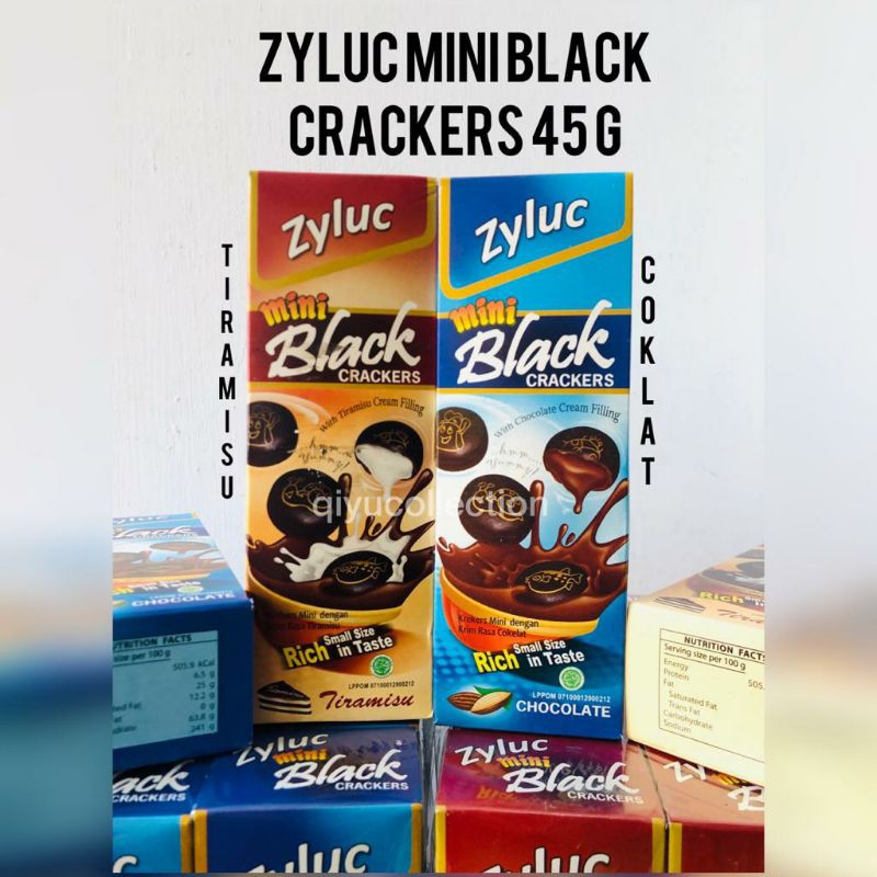 

Zyluc Mini Black Crackers Biskuit Anak Cemilan Murah