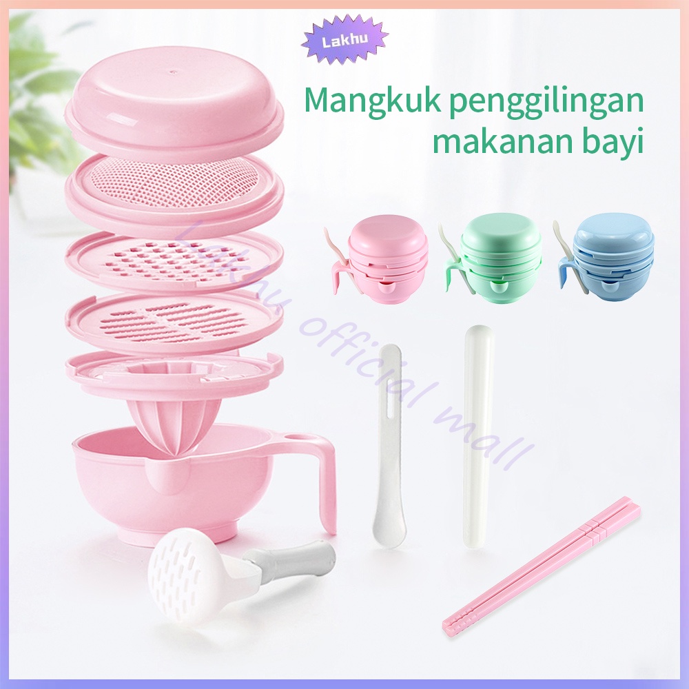 Lakhu baby food maker/penggiling mangkuk bayi baby food grinder bowl