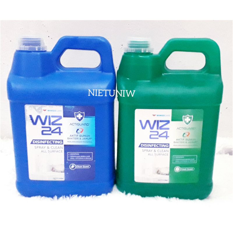 Wiz 24 Disinfectant spray Wings 4 Liter wiz 24 disinfectant Liquid