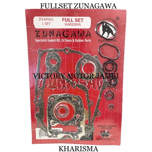 PAKING FULLSET KHARISMA KPH SUPRA X125 ZUNAGAWA