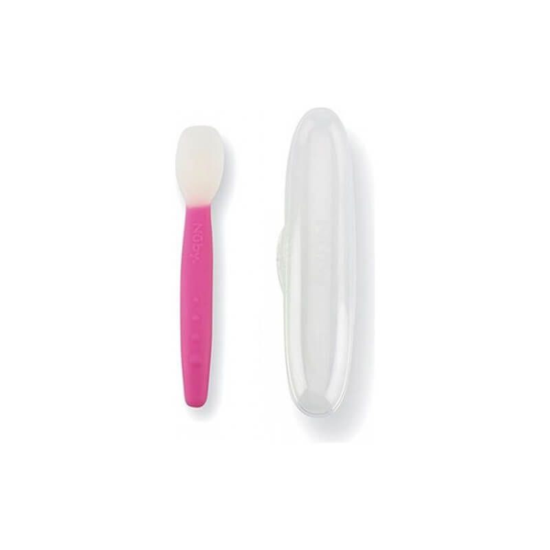 NUBY Silicone Spoon with case NB162