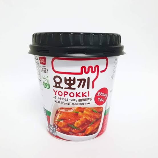 

Yopokki Cup 140gr ORIGINAL (Topokki / Tteokbokki / rice cake) halal