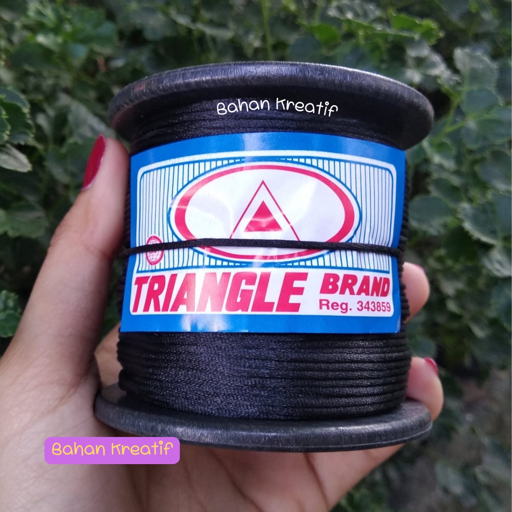 Tali Satin Cina Hitam 1mm