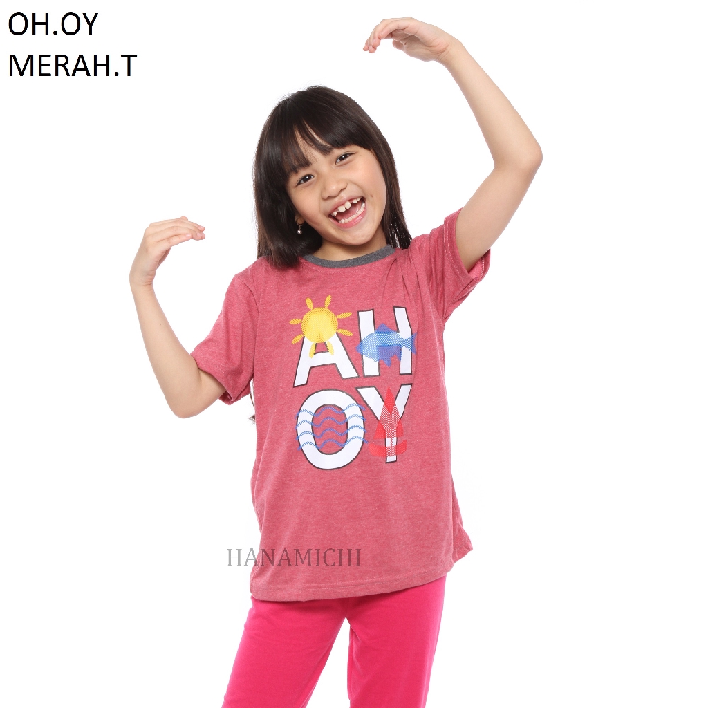 Hanamichi OH.OY Kaos Sablon Anak Lengan Pendek