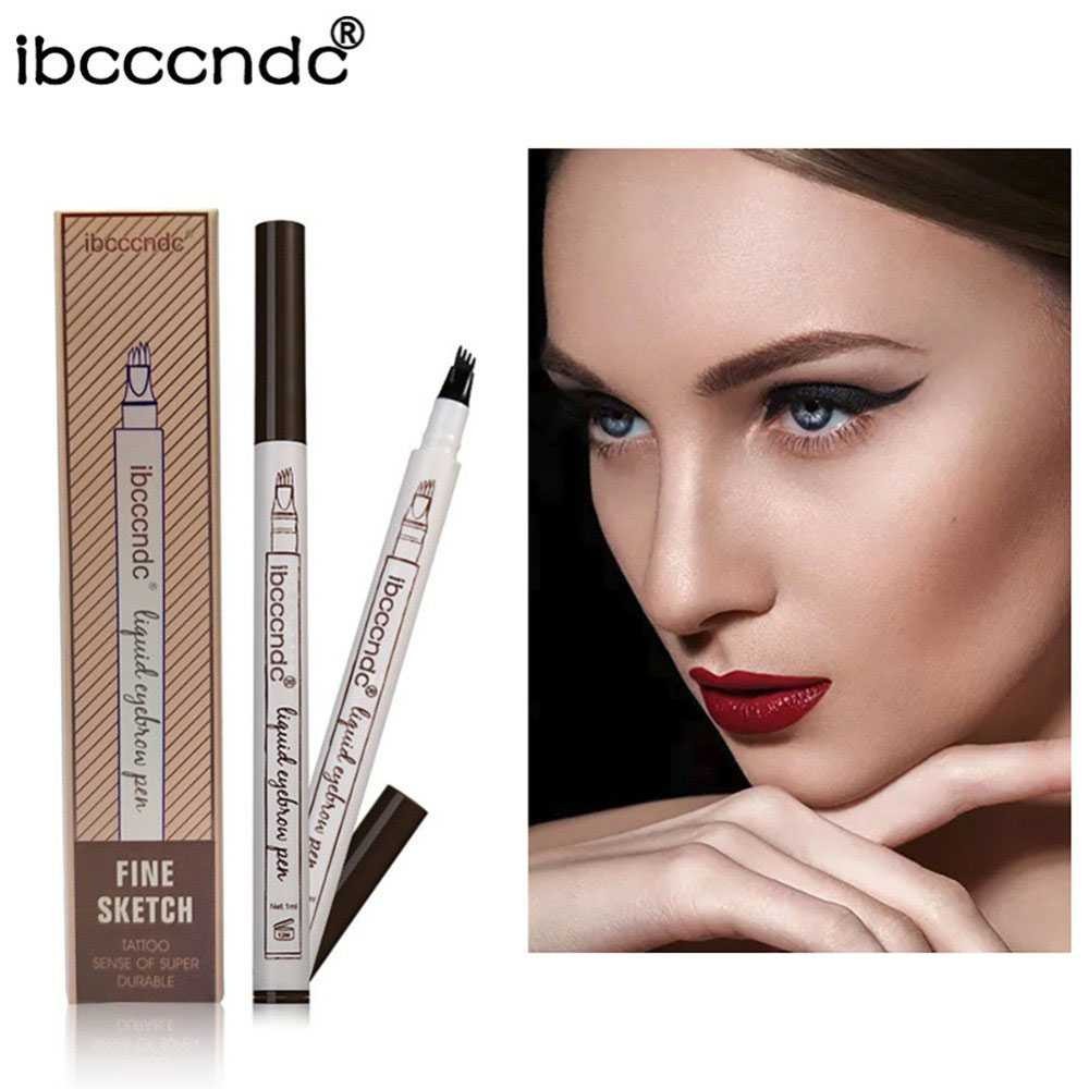 Pensil Alis Anti Keringat Waterproof Eyebrow Pencil Tidak Mudah Luntur Dilengkapi Brush Alat Make Up