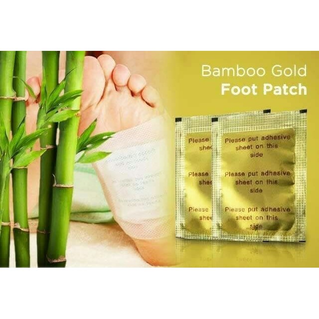 KOYO KAKI GOLD BAMBOO FOOT PATCH - KOYO KAKI BAMBOO GOLD FOOT PATCH