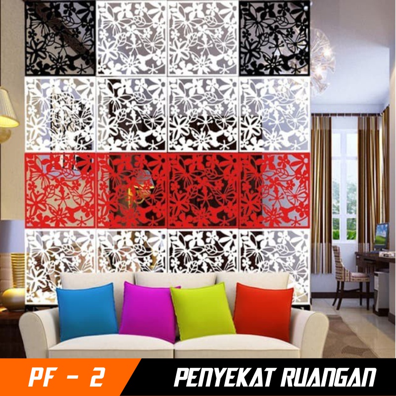 Penyekat Ruangan Vintage Minimalis Peyekat Ruangan Dekorasi Rumah Sekat Ruangan Tirai Ruangan Bahan PVC WHFURNITURE