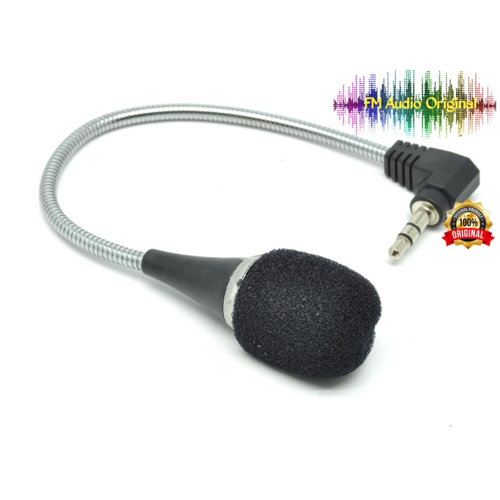 Jual FM Audio Original / Mikrofon Mini Flexible 16cm / mic rapat / mic