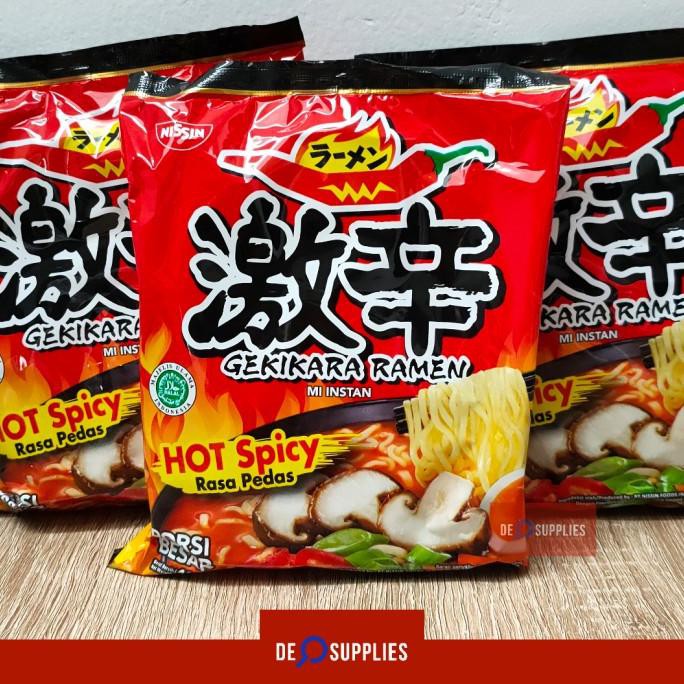 

Nissin Gekikara Ramen Hot Spicy 120gr - Mie Instan Pedas Ukuran Besar