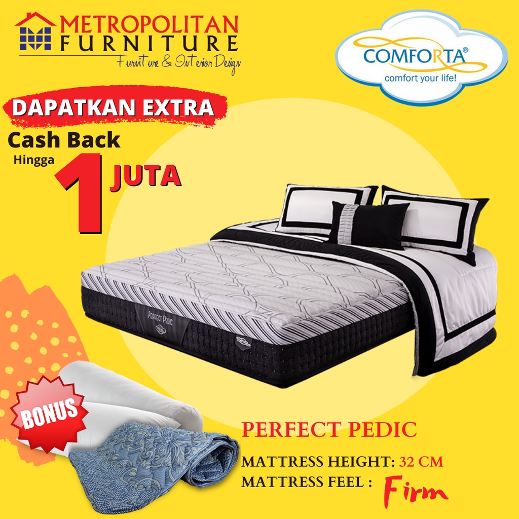 Kasur SpringBed Comforta Perfect Pedic / Spring bed matras