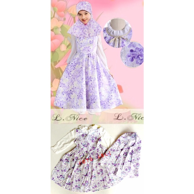 L-NICE - PURPLE FLOWER GAMIS