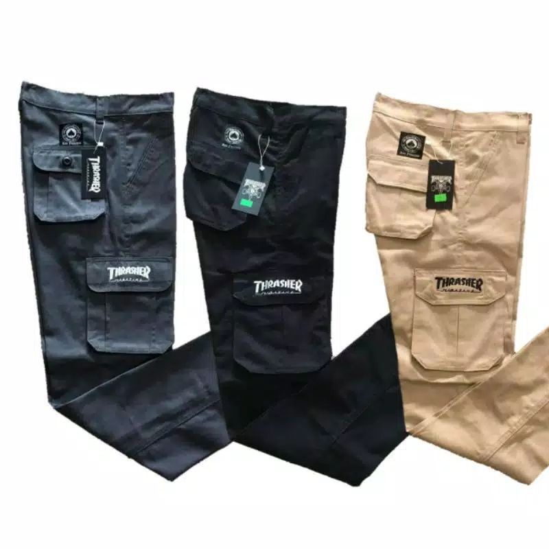 [TERLARIS] CELANA CARGO PANJANG PRIA UKURAN 28-39 PREMIUM QUALITY SLIMFIT COWO