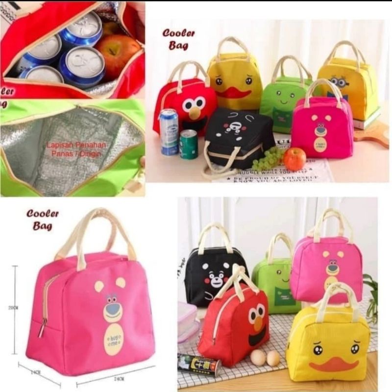 Tas cooler bag / Tas bekal kotak makan / Tas tempat ice gel / Tas Ice Gel murah untuk ASI