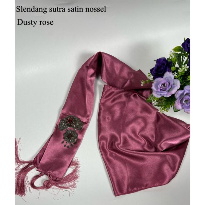 Selendang Bali satin sutra nossel-5