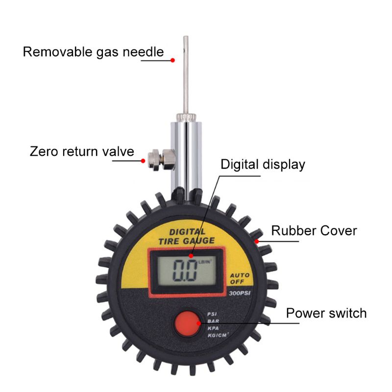 Mary Barometer Regulator Tekanan Udara Bahan Plastik Untuk Bola Basket / Sepak / Voli