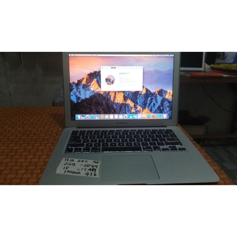 OBRAL ..MICBOOK AIR 13 IN 2011..CORE I5..RAM 2 ..SSD 64 ..DKIT LCET