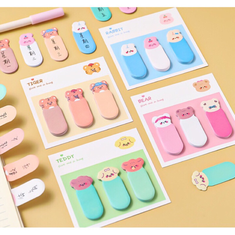 

Sticky notes note catatan memo penanda index mark