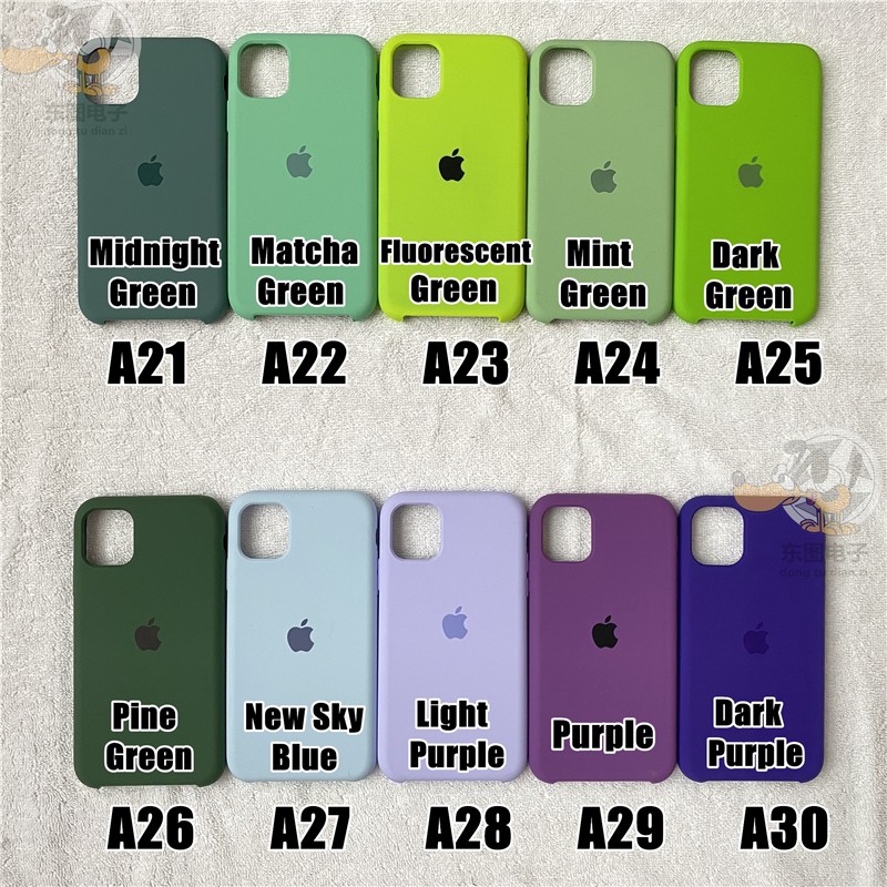 [[Tertutup Penuh] Silicon Case iPhone 12 Pro Max i12 mini i11promax i6 6SPlus 7 8 7Plus/8plus/X/XS/xsmax Casing iPhone SE 2020 Cover