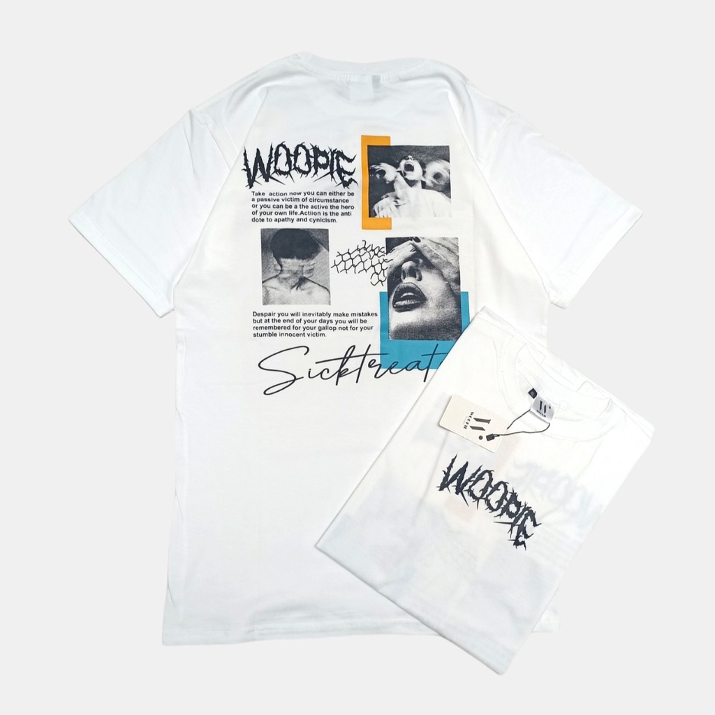 Kaos Woopie - Baju Kaos Oversize Original Nexttime Pria Wanita Terbaru Termurah Terlaris - Tshirt Ka