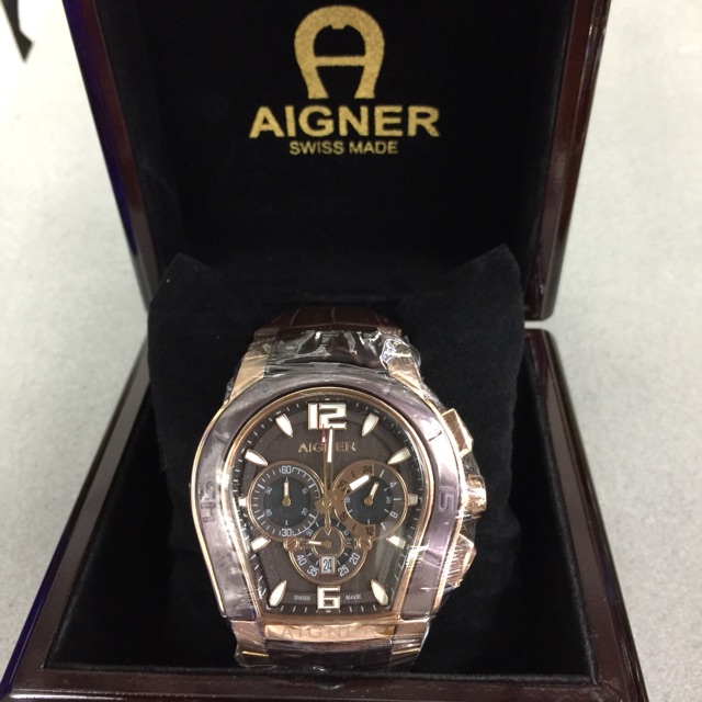 Aigner palermo premium tali kulit variasi warna pria A 58500