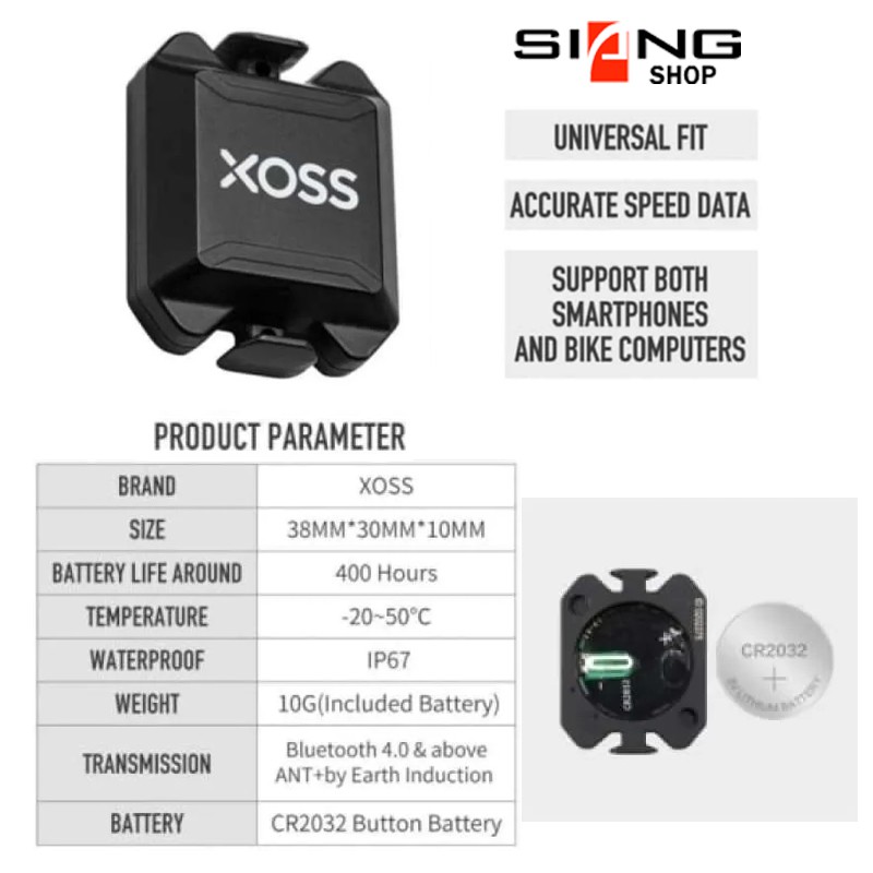 Sensor Xoss 2in1 bisa Cadence atau Speed