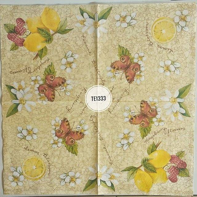 Tisu Decoupage Eropah 40x40 cm.te 13333 wopq