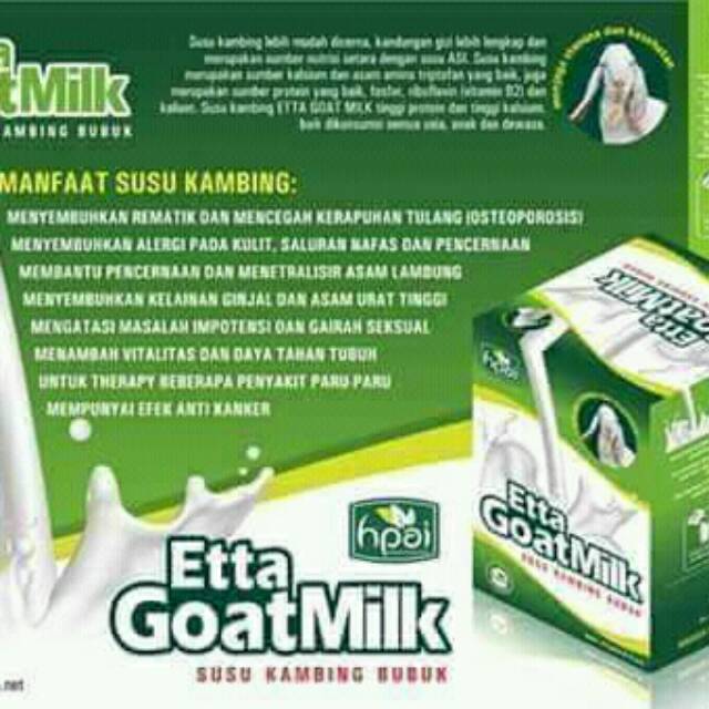 

Ettawa Goat Milk