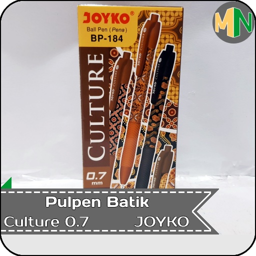 

Pulpen Batik Ball Pen JOYKO Culture 0.7mm BP-184