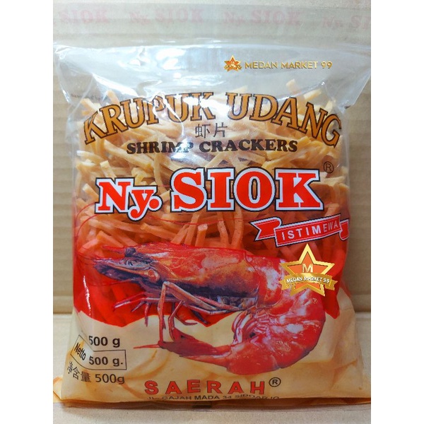 

KERUPUK UDANG NY SIOK STIK 500gr | KRUPUK UDANG | NYONYA SIOK | NY SIOK