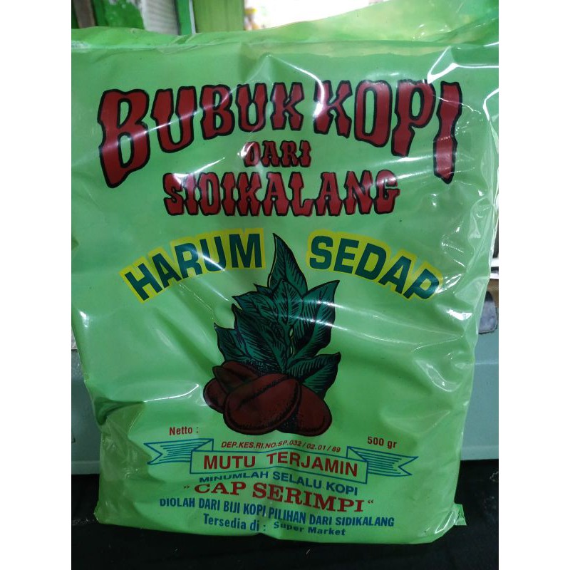 

Kopi sidikalang Serimpi