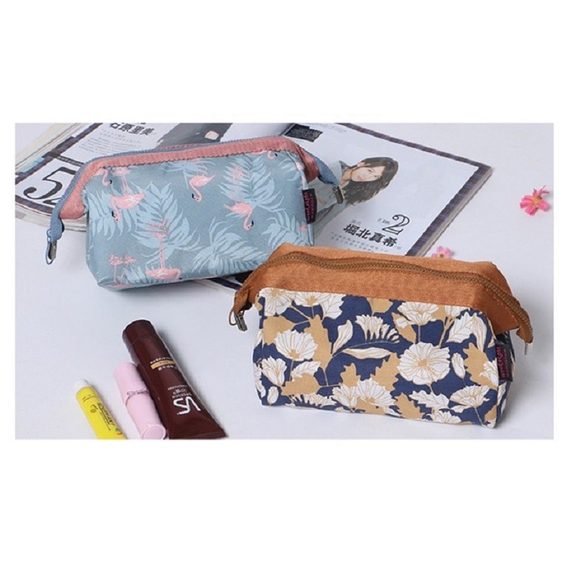 Travelmate Charming Water Resistant Cosmetic Cube Pouch Bag