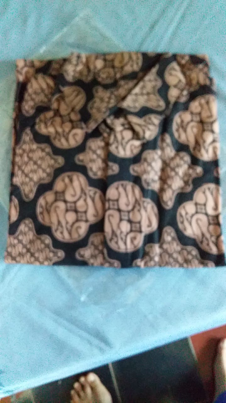 Kemeja Batik Lengan Panjang Pria Lawasan Coklat