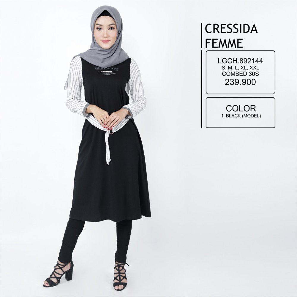 TERLARIS LONG DRESS CRESSIDA FEMME 892144 muslimah