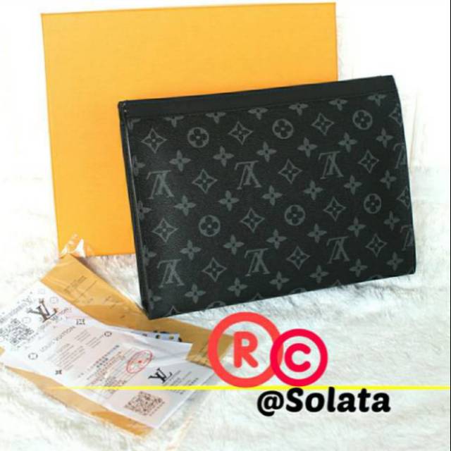 HANDBAG PRIA WANITA CLUTCH BAG PRIA WANITA TAS TANGAN LV