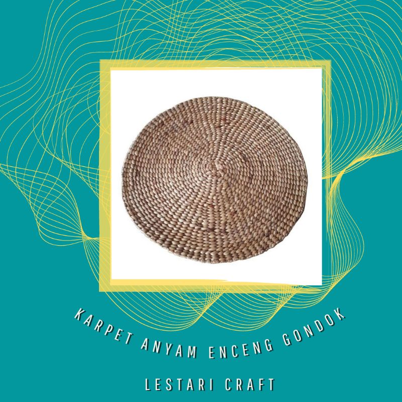 Karpet Anyaman Enceng Gondok