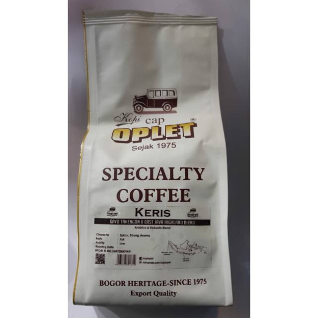 

Arabica+Robusta Blend Kopi Oplet Specialty Coffee - Keris B(Gayo va)