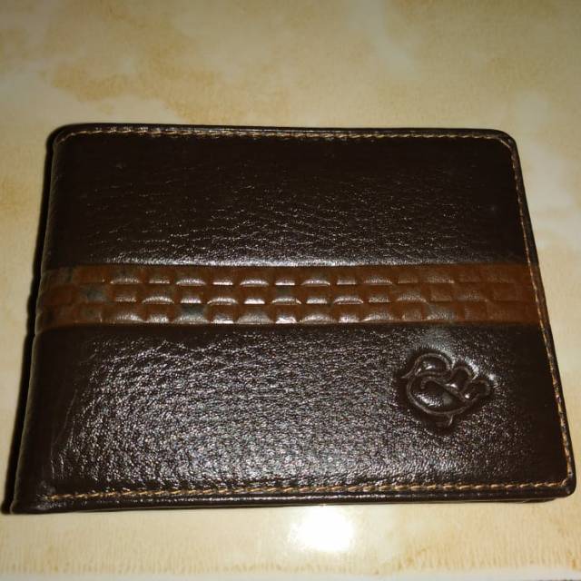 Dompet kulit pria ; saint bernard