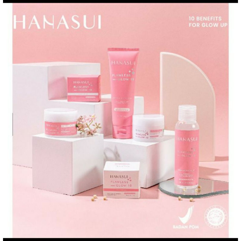 Hanasui flawless glow 10 facial wash