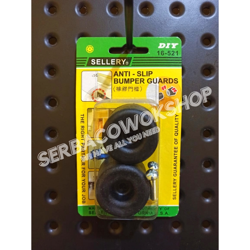 Sellery Door Stop Bulat Rubber Body 2 Pcs Doorstop Karet Penahan Pintu Termurah Berkualitas