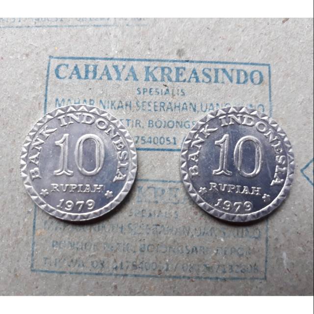 Uang koin 10 rupiah