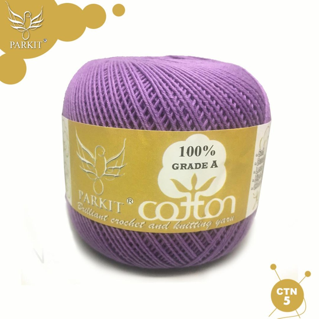 BENANG RAJUT KATUN , PARKIT , UNGU CTN5