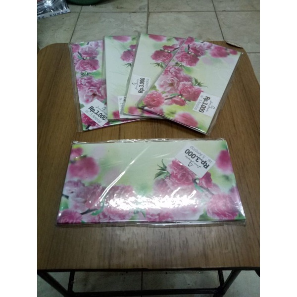 

Amplop Angpau Uang Polos Motif Bunga