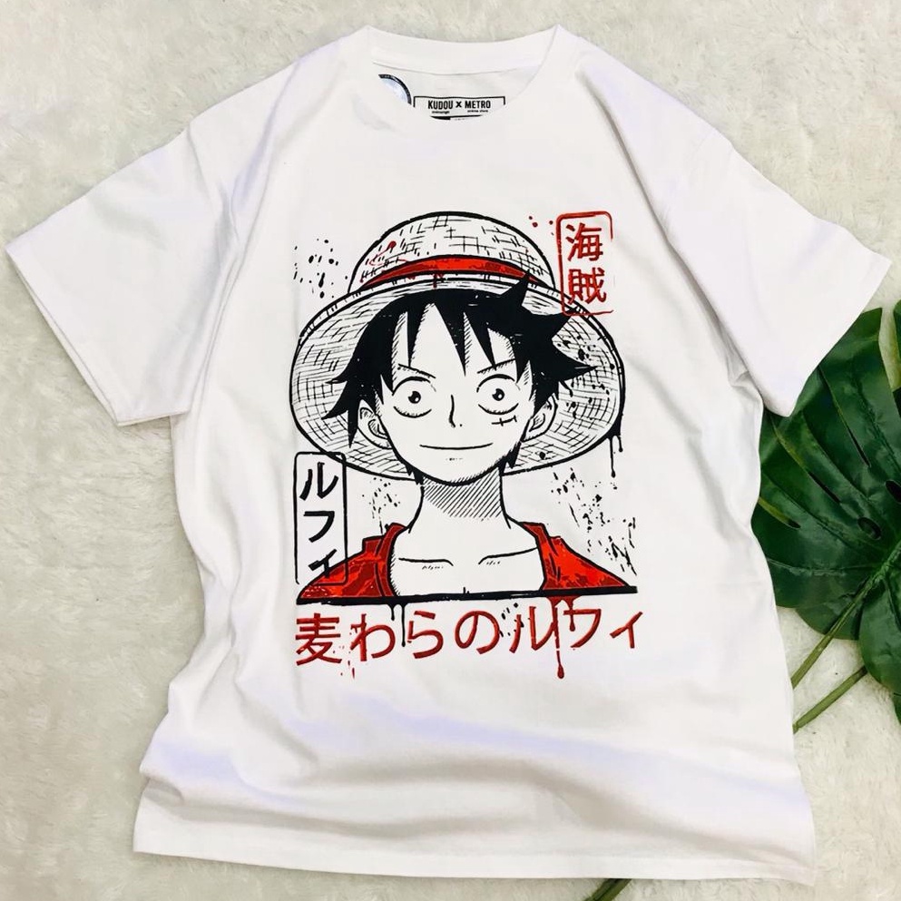 Tshirt Luffy the pirate king Anime Manga One Piece Premium Unisex